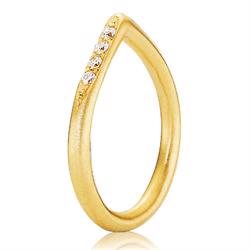 Image of Darling A4034G, Forgyldt fingerring med zirkonia fra Izabel Camille