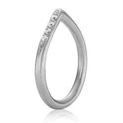 Image of Darling A4034SW, Sølv fingerring med zirkonia fra Izabel Camille