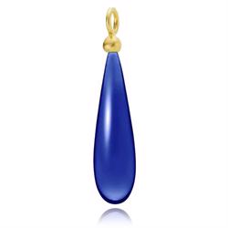 Image of Diva Drops A5150G-Royal Blue, aflangt dråbe vedhæng fra Izabel Camille