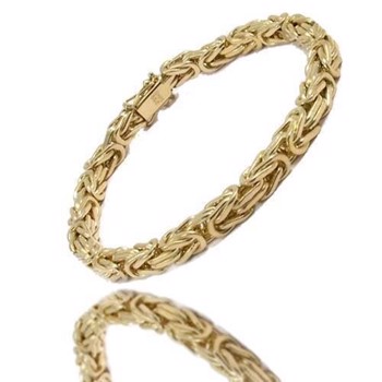 Konge kæde i 8 karat massiv guld - 1,8 & 2,8 mm i den længde du ønsker