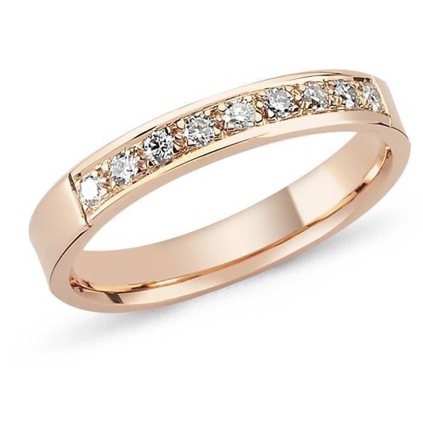 1-35 diamanters rosagulds ring fra Nuran - model A3900