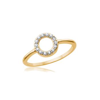 Blicher Fuglsang's Ring i Guldbelagt sølv