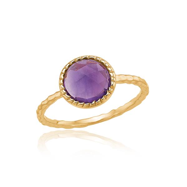 Blicher Fuglsang\'s Ring med ametyst