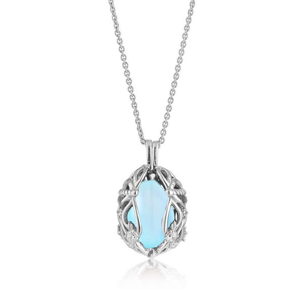 Blicher Fuglsang\'s Smykke Æg med Aqua Calcedon
