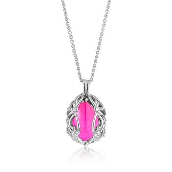 Blicher Fuglsang's Smykke Æg med Pink Onyx
