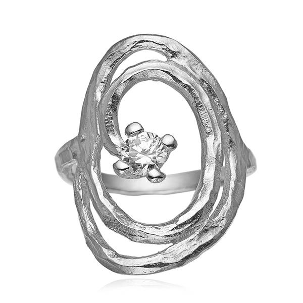 Blicher Fuglsang\'s Rustik sølvring