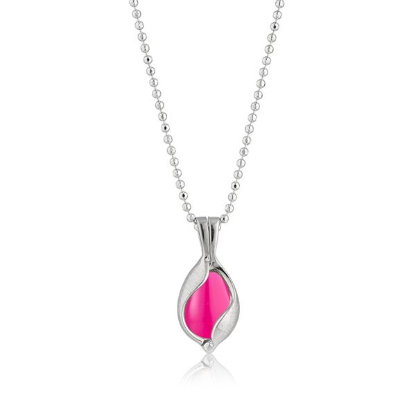 Blicher Fuglsang\'s Lille Smykke Æg med Pink Onyx