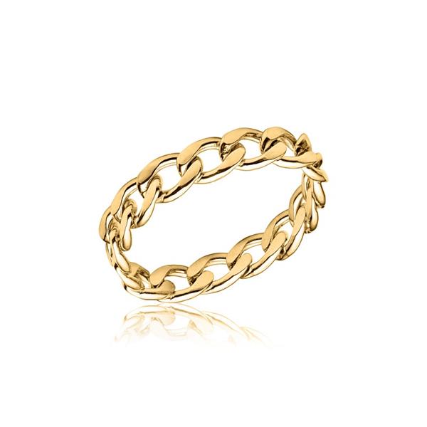 Blicher Fuglsang\'s Panser ring i forgyldt sølv
