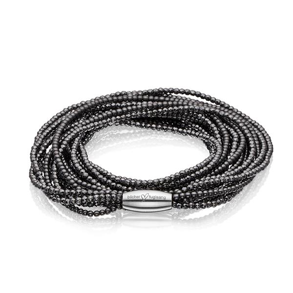Blicher Fuglsang\'s Armbånd og Halskæde 2 i 1 med Hæmatit