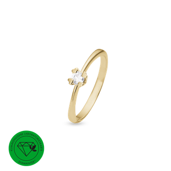 Aagaard's MARY Ring 8K LG DIAM 0,20CT W/VS