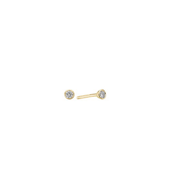 Aagaard's 8KT ØRESTIK M/SY.ZIRCONIA 2,8MM