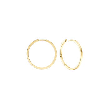 Aagaard's 8KT CREOL 16,5 MM, TRÅD 2,3MM M/KLAPLÅS