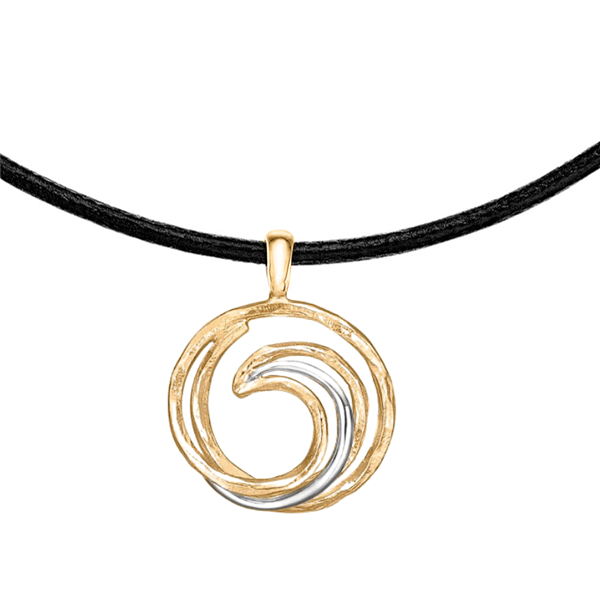 Blicher Fuglsang\'s Halssmykke i 14 karat guld