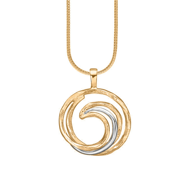Blicher Fuglsang\'s Halssmykke i 14 karat guld