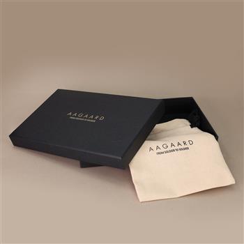 Aagaard's FSTS sort armbånd m forg lås 11