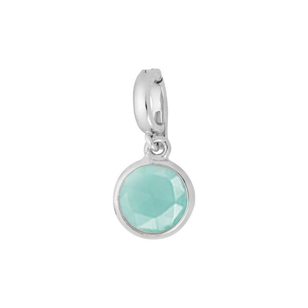 Blicher Fuglsang\'s Klips til armbånd med aqua calcedon