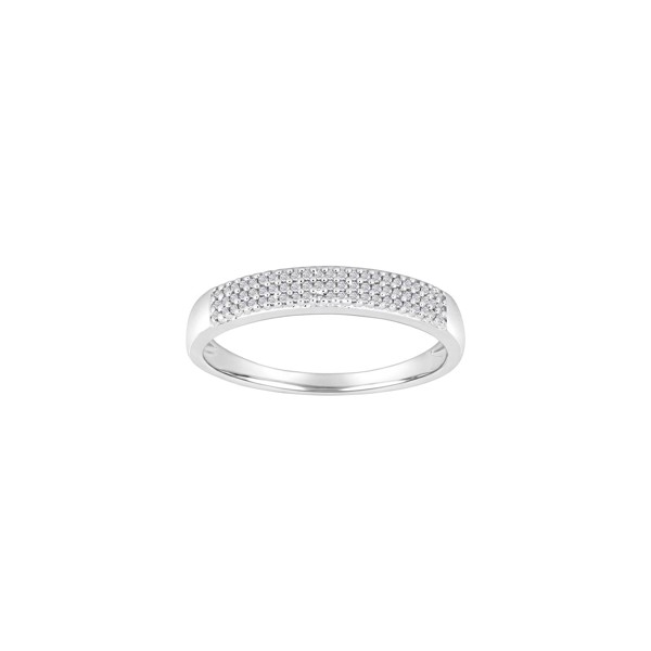 Siersbøl\'s 14kt. hvidguldsring m/dia. 0.105ct W/SI