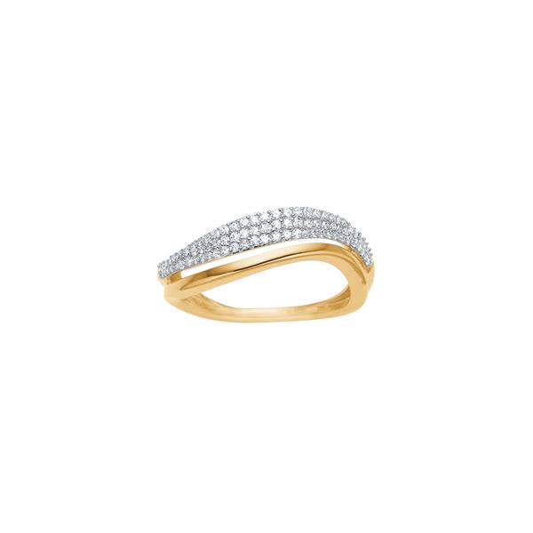 Siersbøl\'s 14kt. guldring m/dia. 0,23ct W/SI