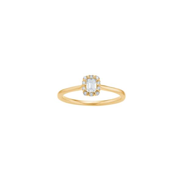 Siersbøl\'s 14kt. guldring m/dia. 0,25ct W/SI