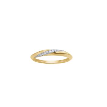 Siersbøl's 14kt. guldring m. 0,07 W/SI