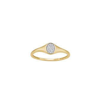 Siersbøl's 14kt. guldring m. 0,03 W/SI