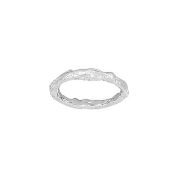 SHAPE Sølv rhodineret ring Structure, fra Siersbøl Shape