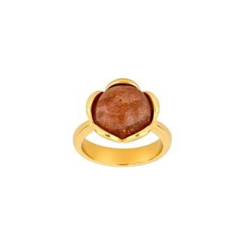 SHAPE Sølv forg. ring Flower stor m/sun stone, fra Siersbøl Shape