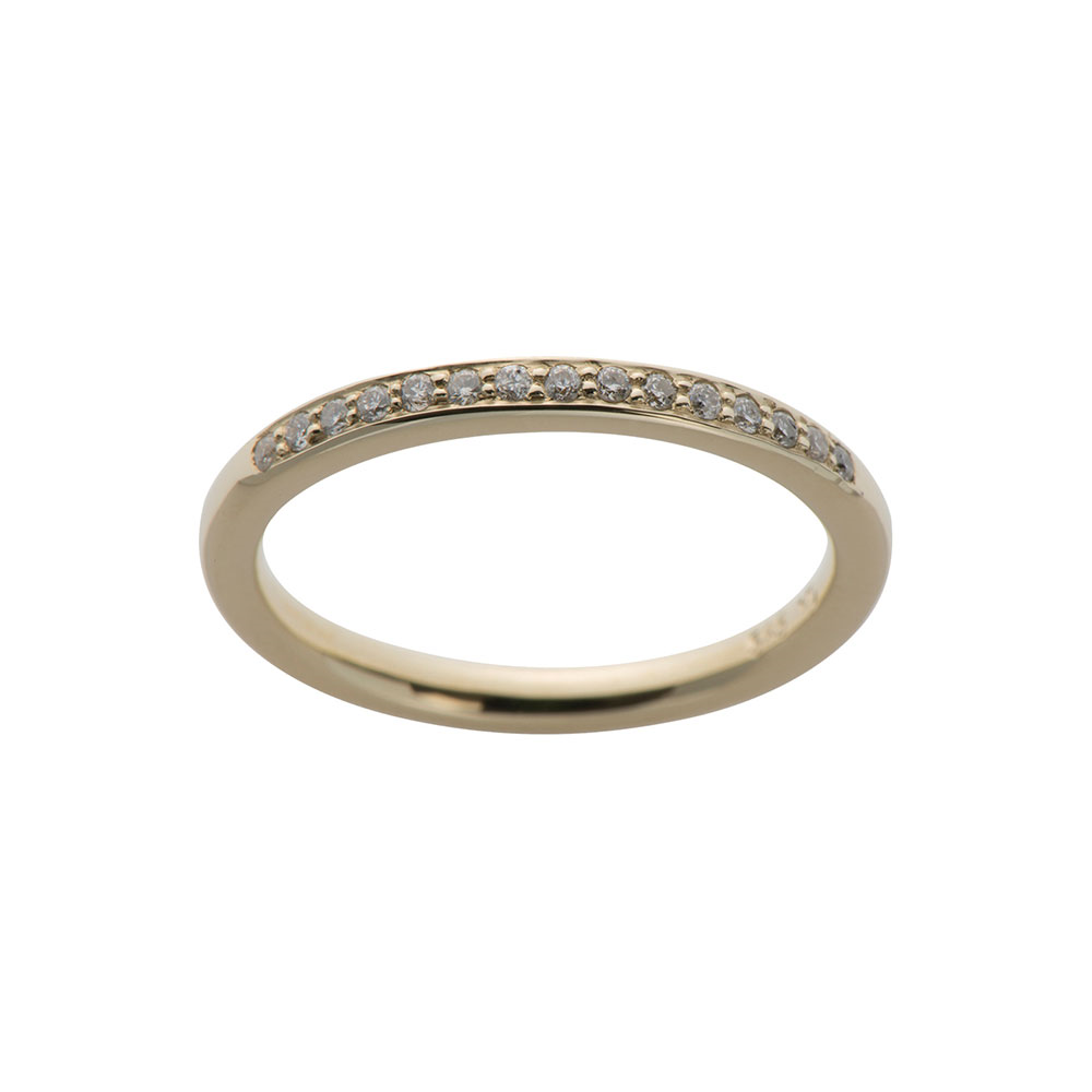 Siersbøl\'s 14 kt. guldring med 0,12carat TW/SI