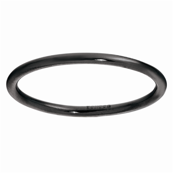 Nordahl\'s Oxyderet sølvring, glat 1,5mm Str.54