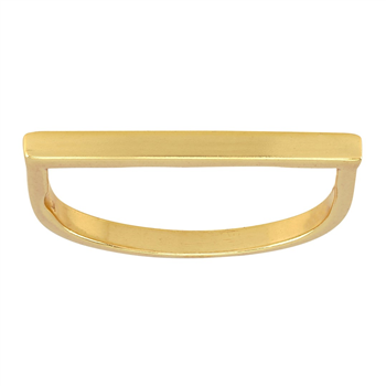 Nordahl's Forgyldt sølv ring stick 2mm bred* Str.60