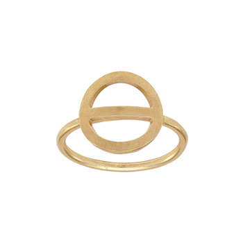 Nordahl's Forgyldt sølv ring SHAPE52 Str.60