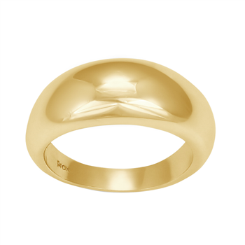 Nordahl's Forgyldt sølv ring GRACE52 9mm Str.60