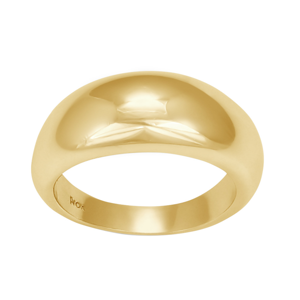 Nordahl\'s Forgyldt sølv ring GRACE52 9mm Str.52