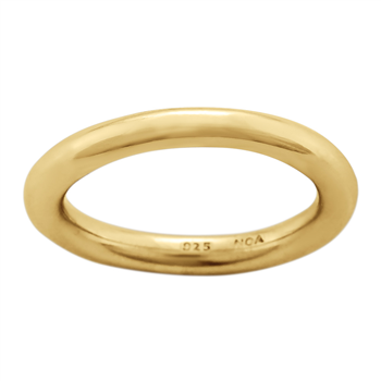 Nordahl's Forgyldt sølv ring GRACE52 2,8mm Str.60