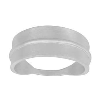 Nordahl's Rhd. sølv ring FOLIUM52 9mm Str.60