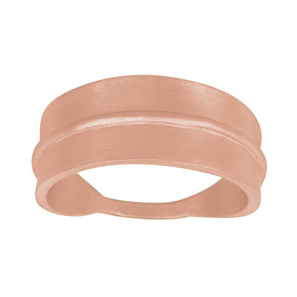 Nordahl\'s Rosaforgyldt sølv ring FOLIUM52 9mm Str.52