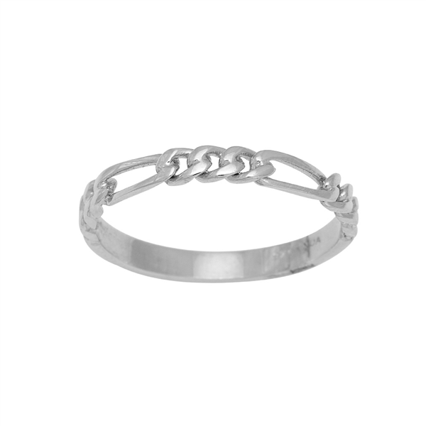 Nordahl\'s Rhod. sølvring FIGARO52 2,8mm Str.48