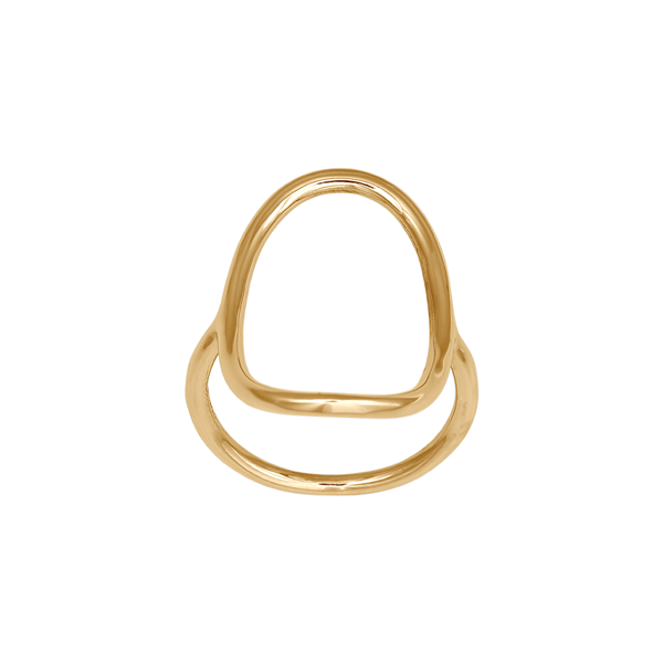 Nordahl\'s Forgyldt sølv ring SOFT52 27mm Str.50