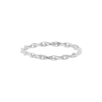 Nordahl's Rhod. sølvring NICE52 1,6mm
