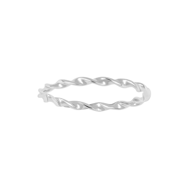 Nordahl\'s Rhod. sølvring NICE52 1,6mm