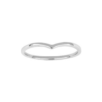 Nordahl's Rhod. sølvring NICE52 1,4mm Str.48