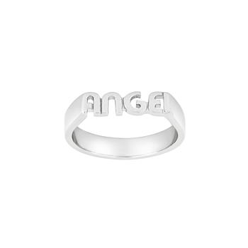 Nordahl's Rhod. sølvring STATEMENT52 4mm ANGEL Str.60