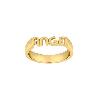 Nordahl's Forg. sølvring STATEMENT52 4mm ANGEL Str.60