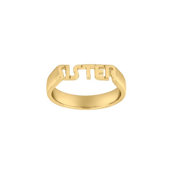 Nordahl\'s Forg. sølvring STATEMENT52 4mm SISTER Str.58