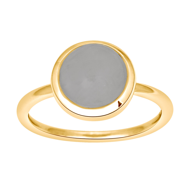Nordahl\'s Forg sølvring SWEETS52 grey moon 9mm