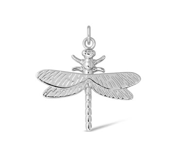 L&G's Vedhæng sølv rhodineret guldsmed med kæde