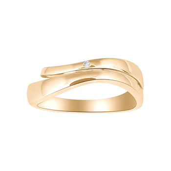 Siersbøl's 14kt. guld ring m. dia. 0.008ct W/SI