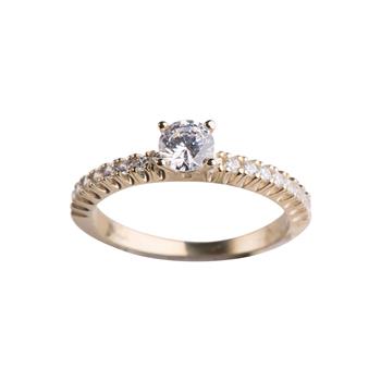 Siersbøl's 8 kt. guldring m/zirkonia