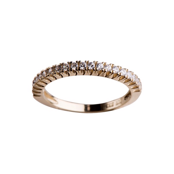 Siersbøl\'s 14kt. guldring m/cz