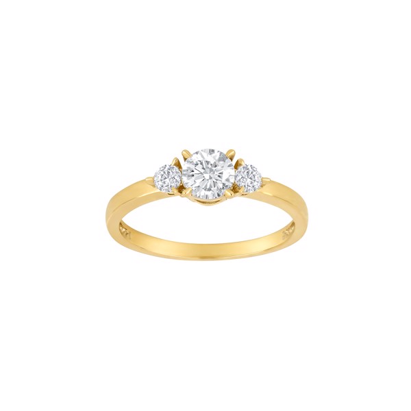 Siersbøl\'s 14kt. guldring m/cz